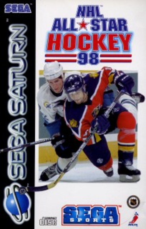 NHL All-Star Hockey '98 box art for Sega Saturn